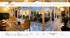 Desktop Screenshot of mansionmerida.com